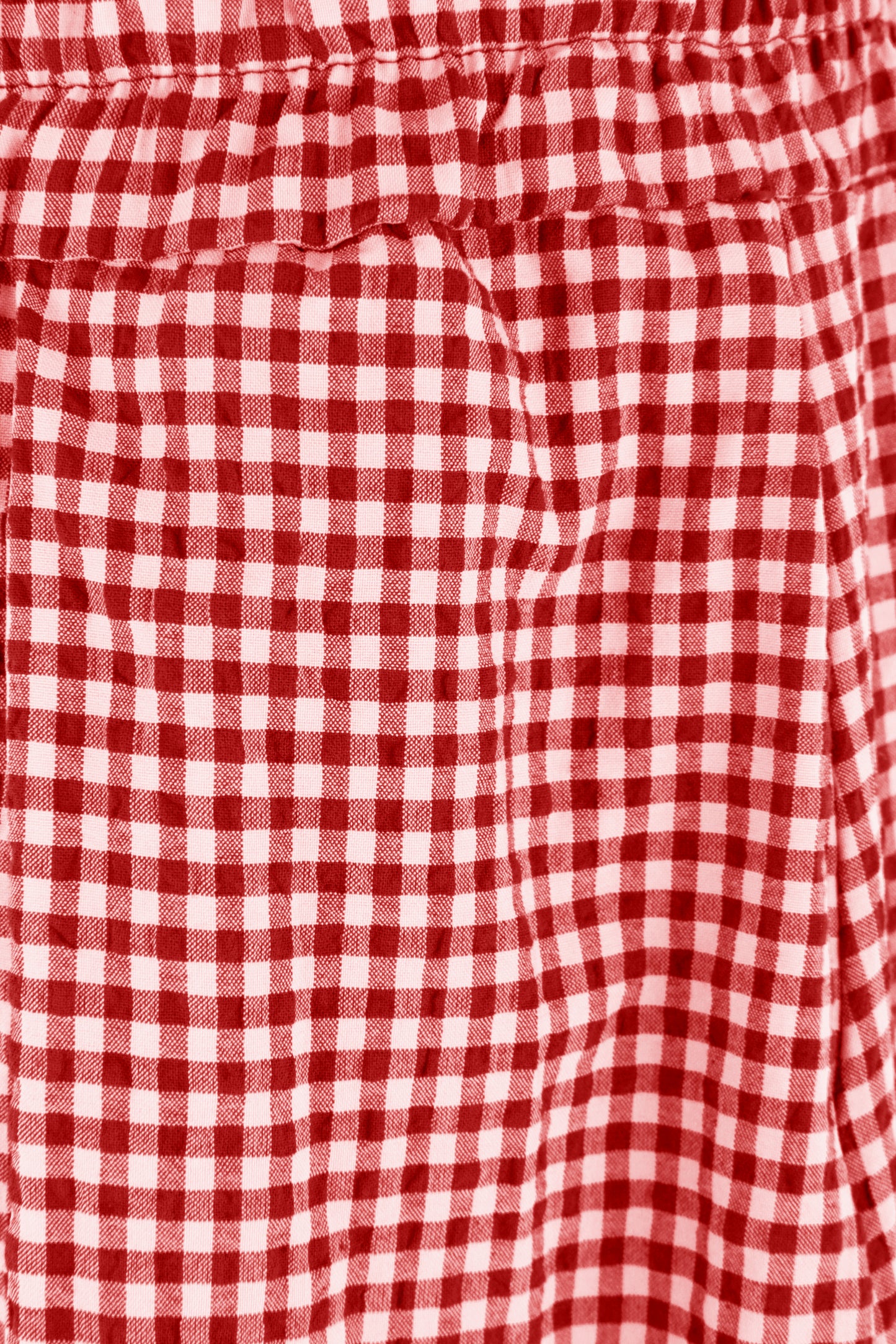2 Pocket Gingham Midi Skirt
