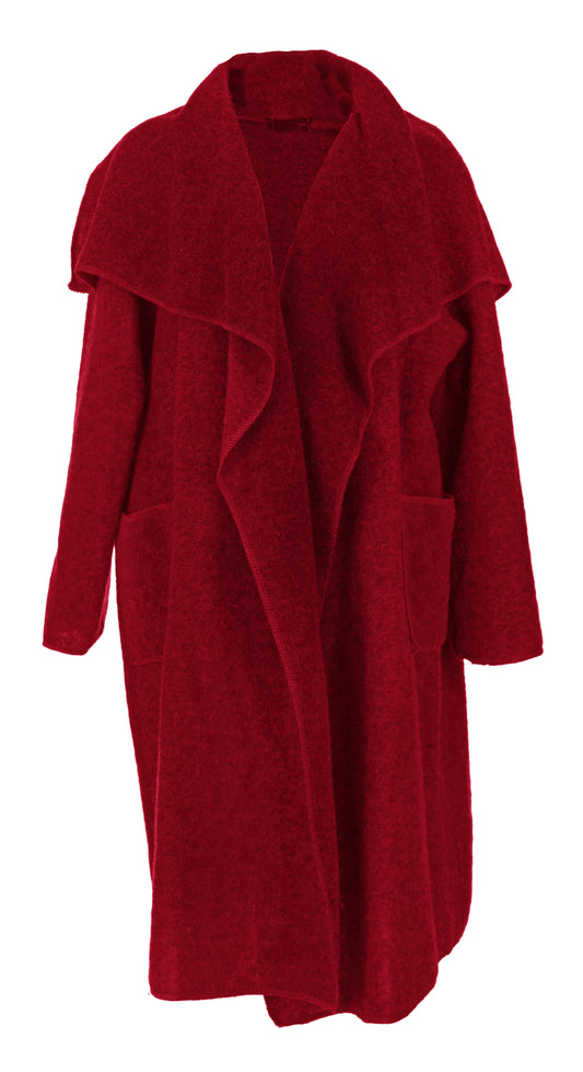 Waterfall Boiled Wool Coat