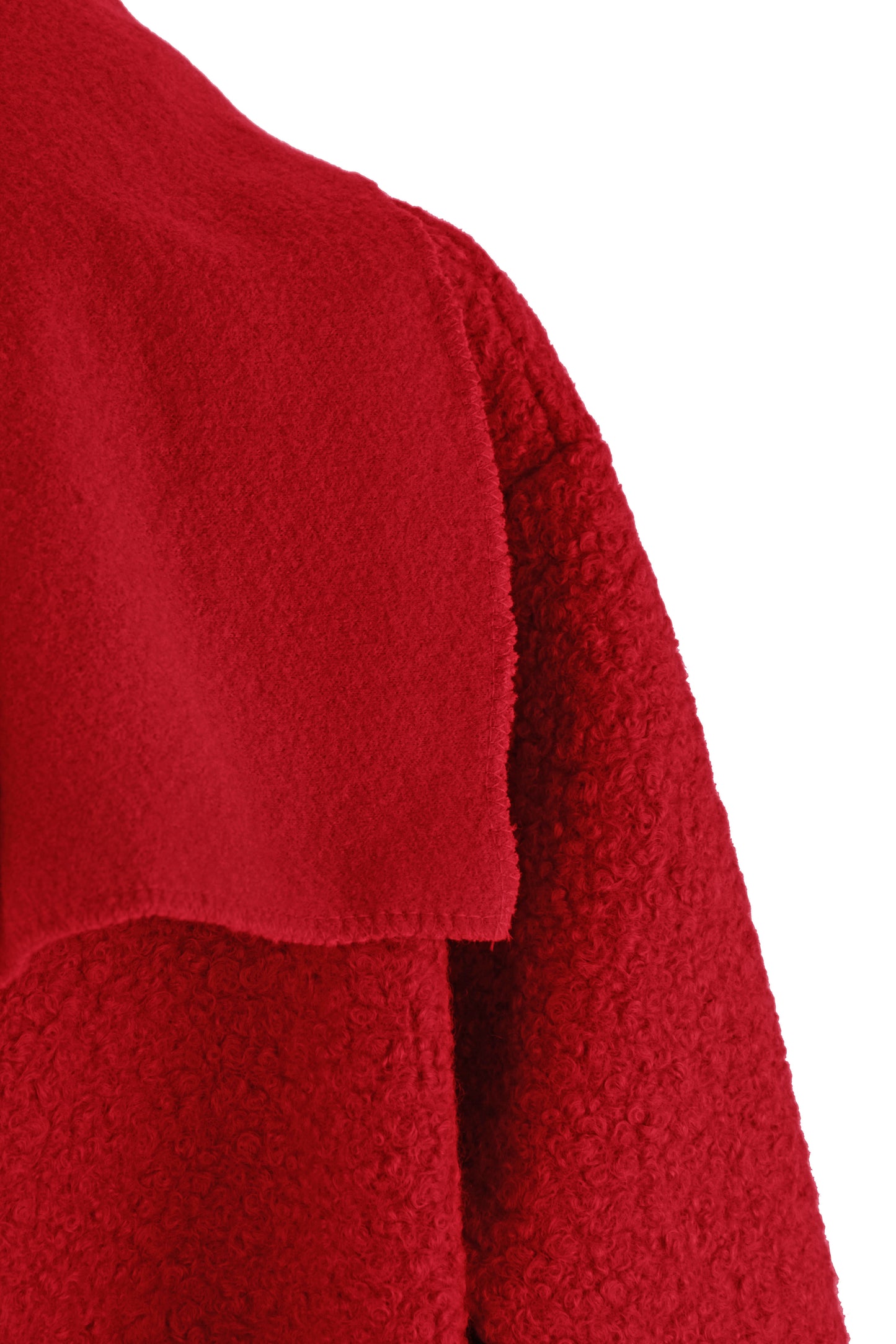 Plain Boucle Coat