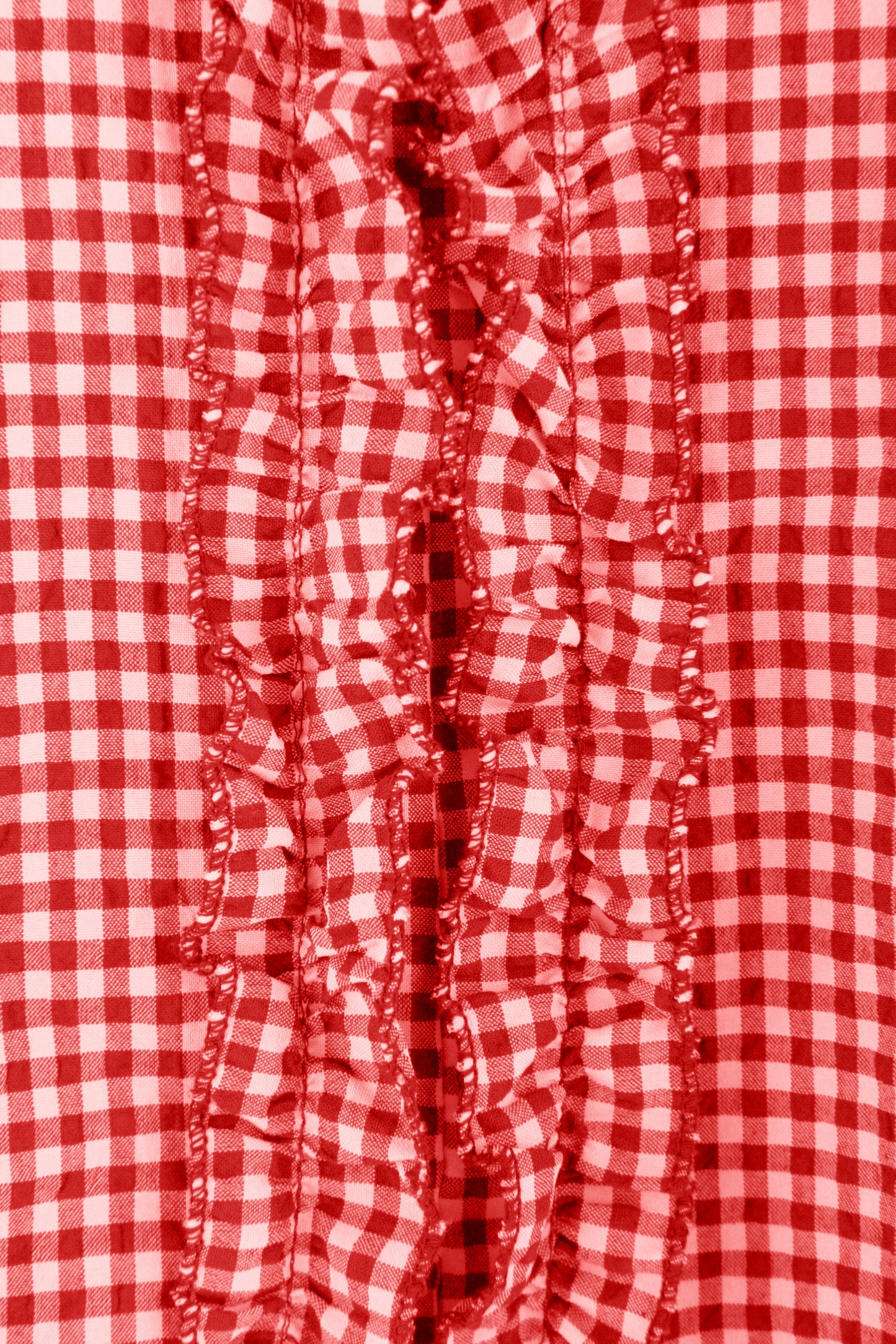 Sleeveless Gingham Top
