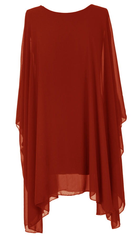 Batwing Flowy Kaftan Tunic