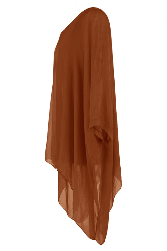 Batwing Silk Top