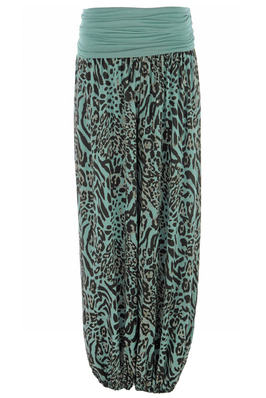 Leopard Print Harem Trouser