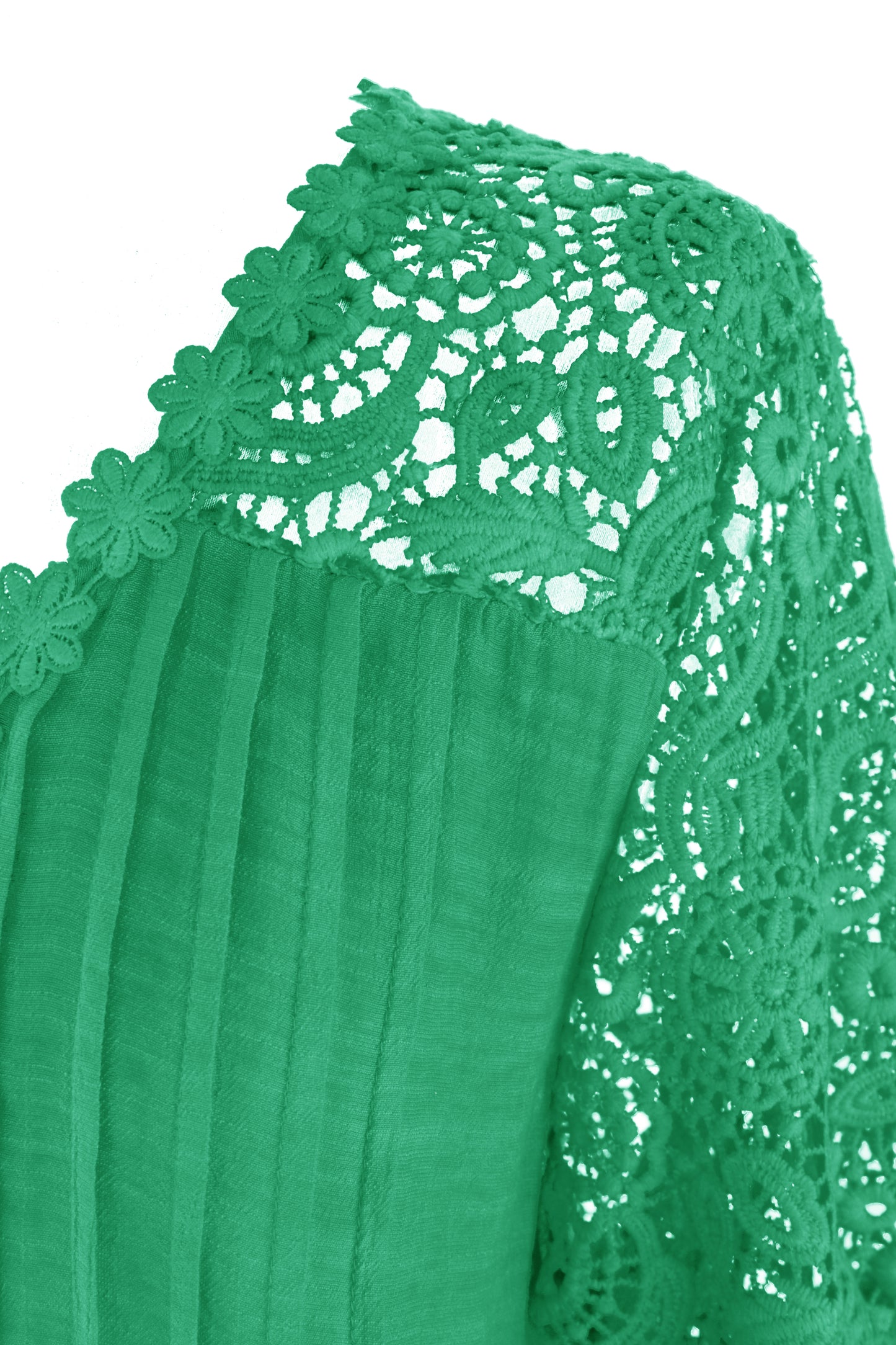 Crochet Lace Back Shirt