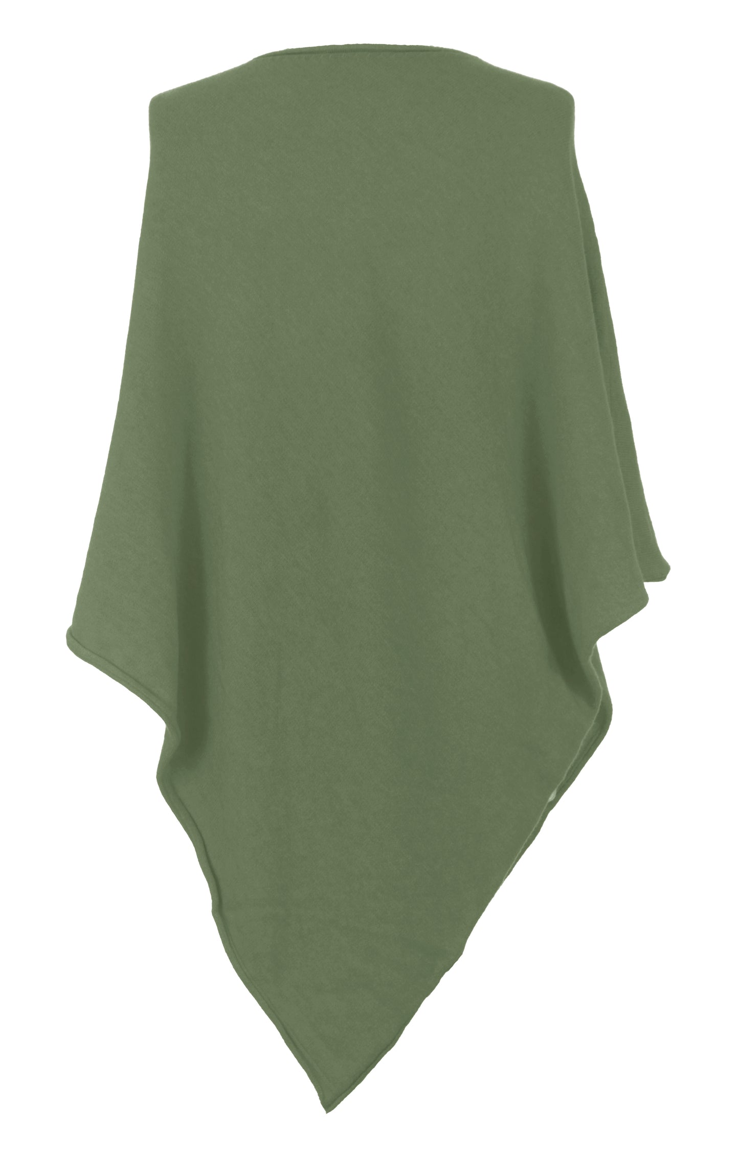 Asymmetric Alpaca Wool Poncho