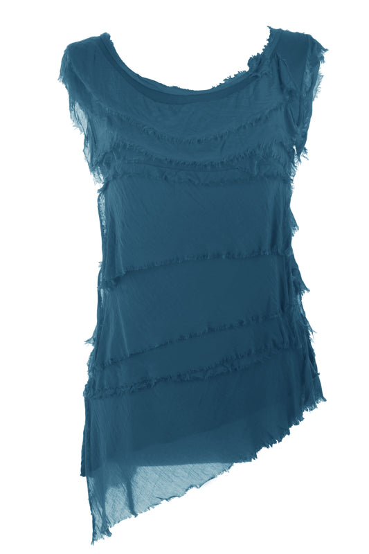 Sleeveless Rara Silk Top