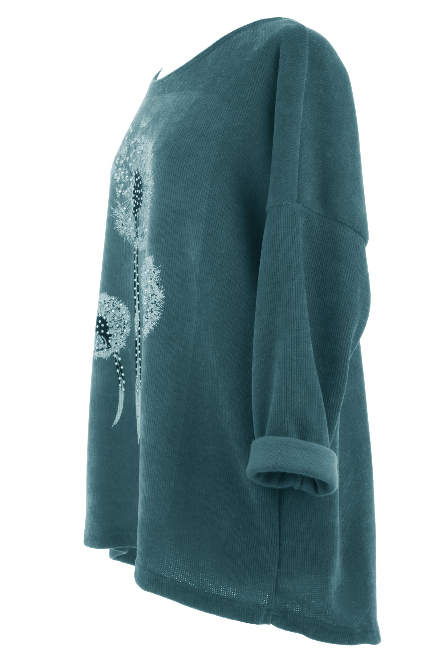 Dandelion Print Chenille Top