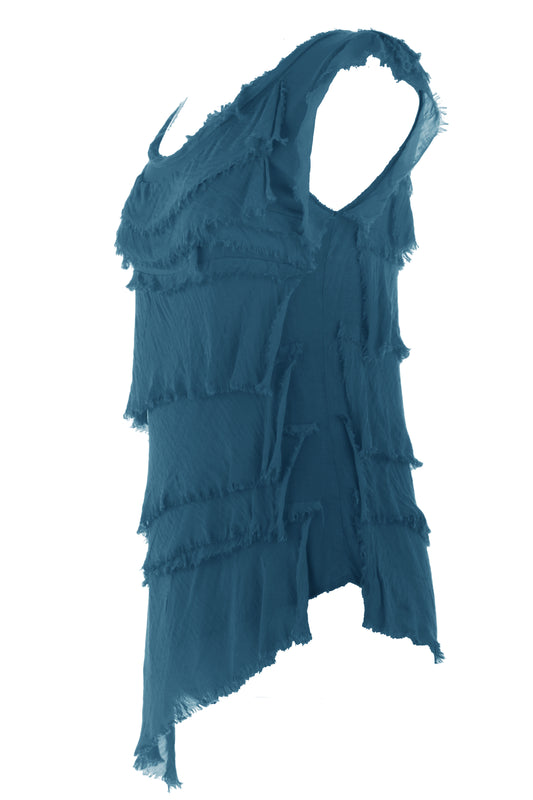 Sleeveless Rara Silk Top