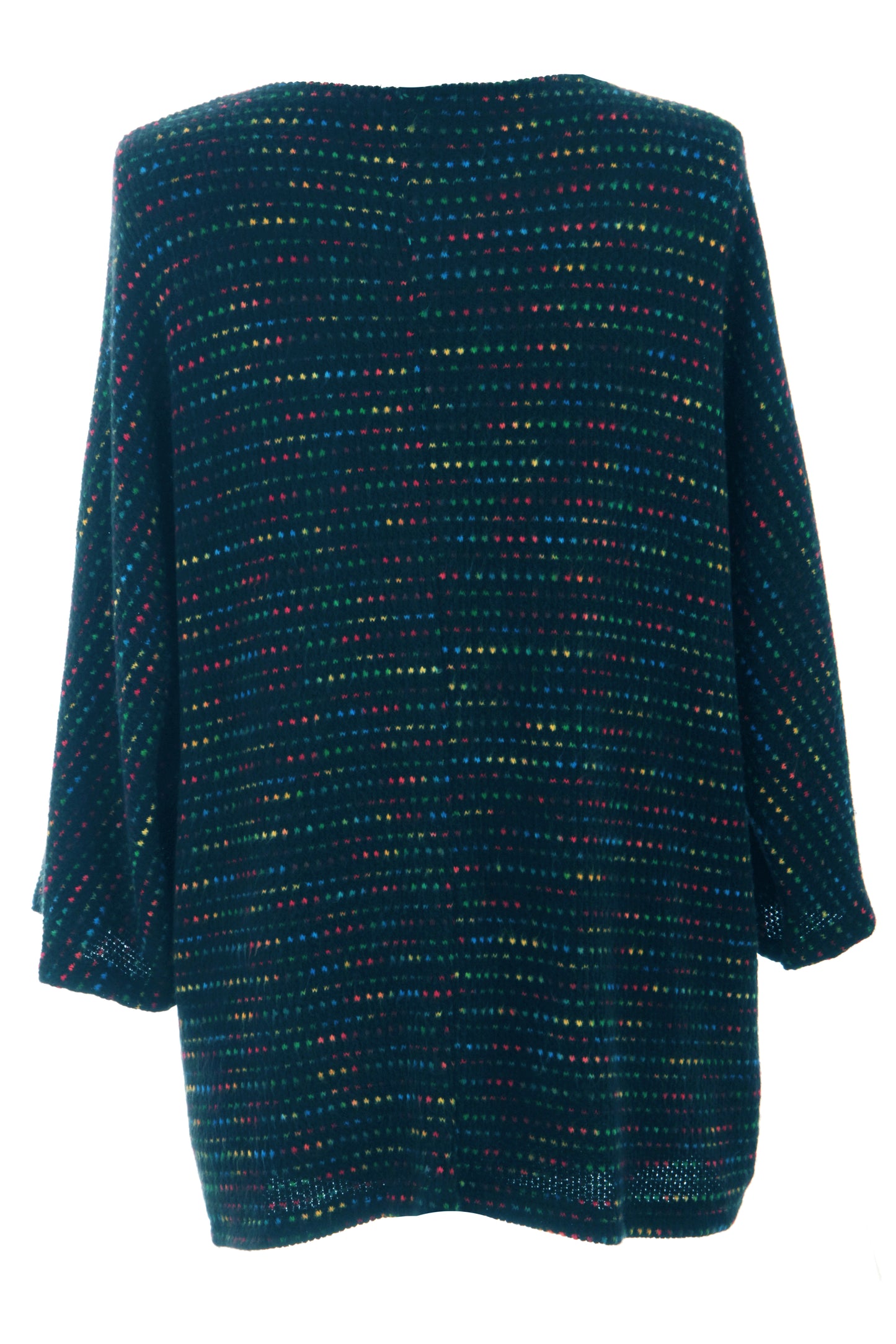 Batwing Tweed Necklace Top