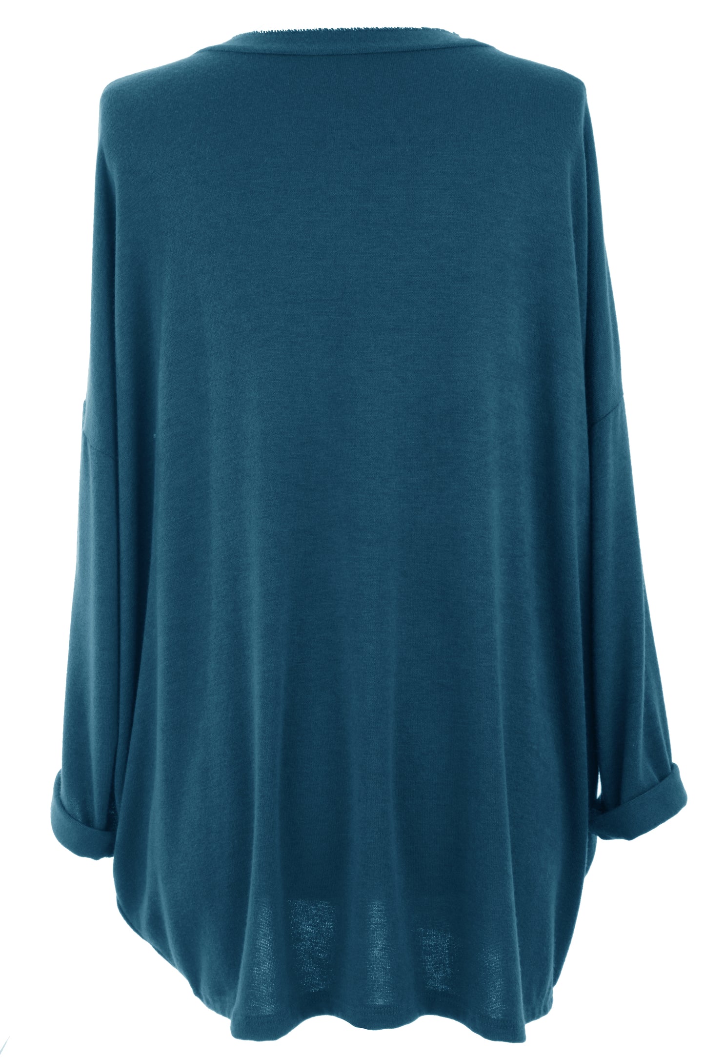 Lurex Trim Soft Knit Necklace Jumper