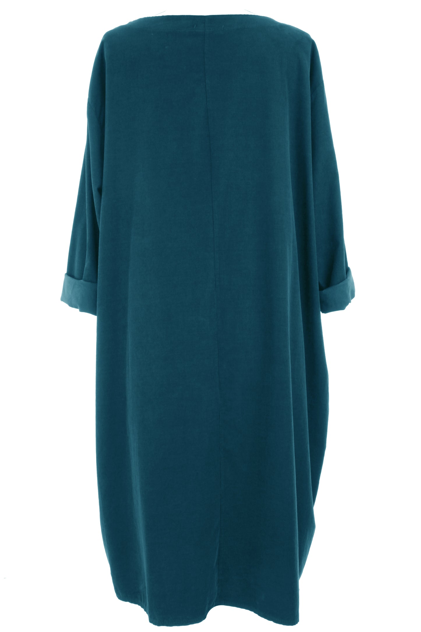 2 Pocket Button Detail Corduroy Midi