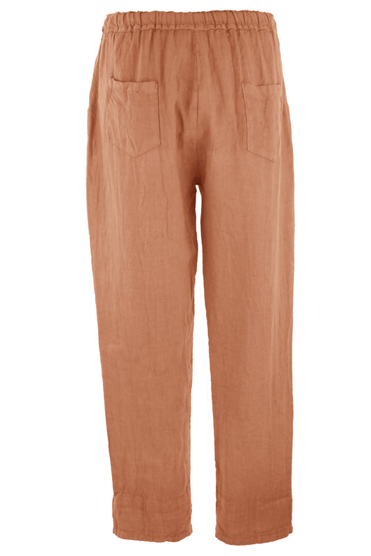 Tapered Linen Trouser
