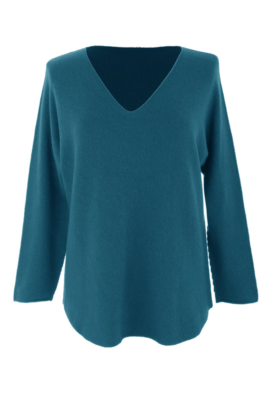 V Neck Soft Knit Jumper UK 8-14