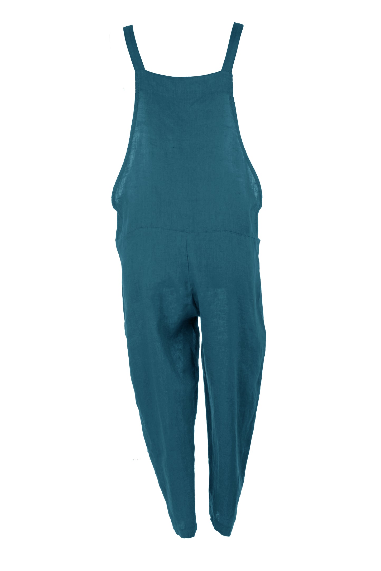 Tie Knot Linen Dungarees