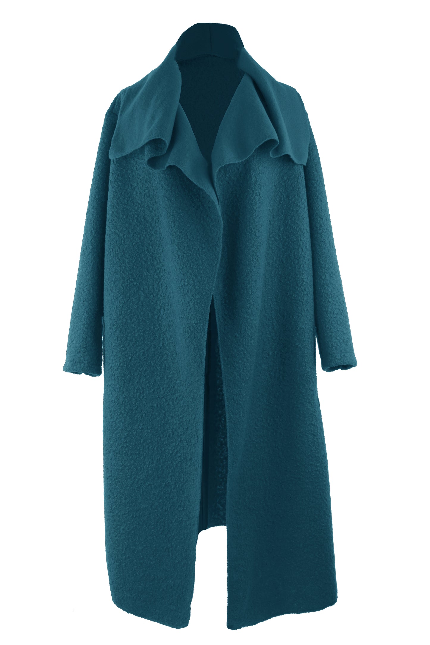 Plain Boucle Coat