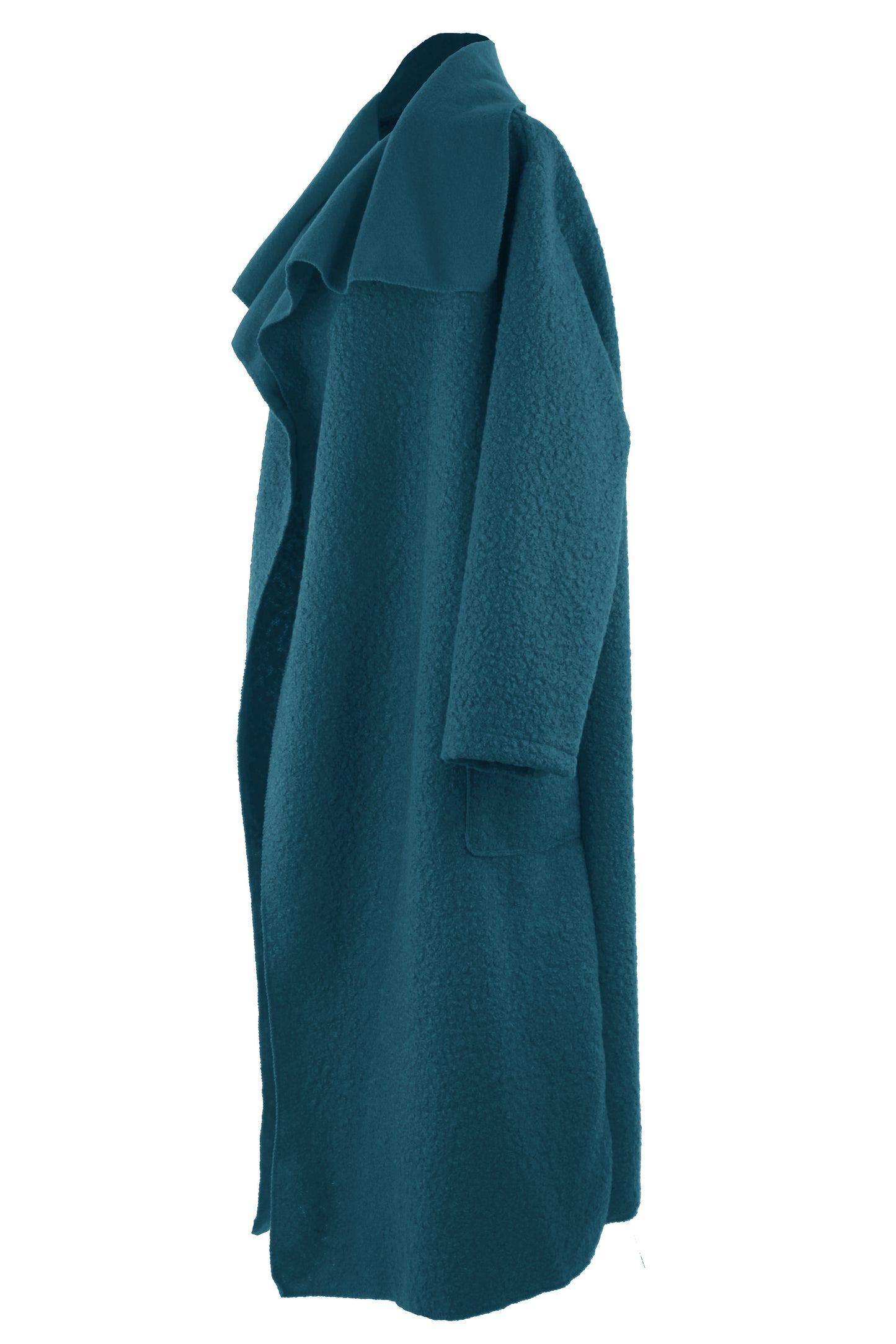Plain Boucle Coat