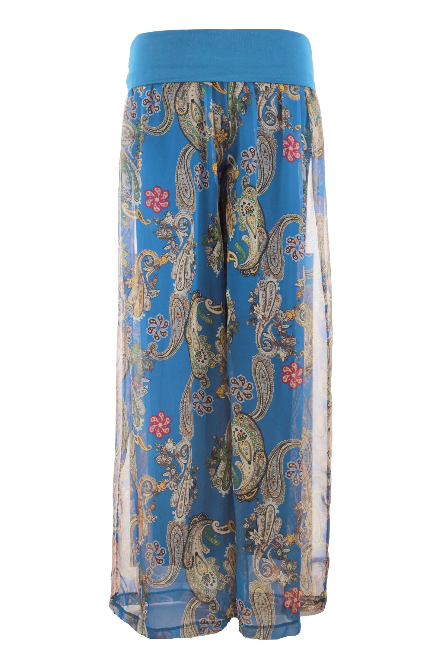 Paisley Print Chiffon Trouser
