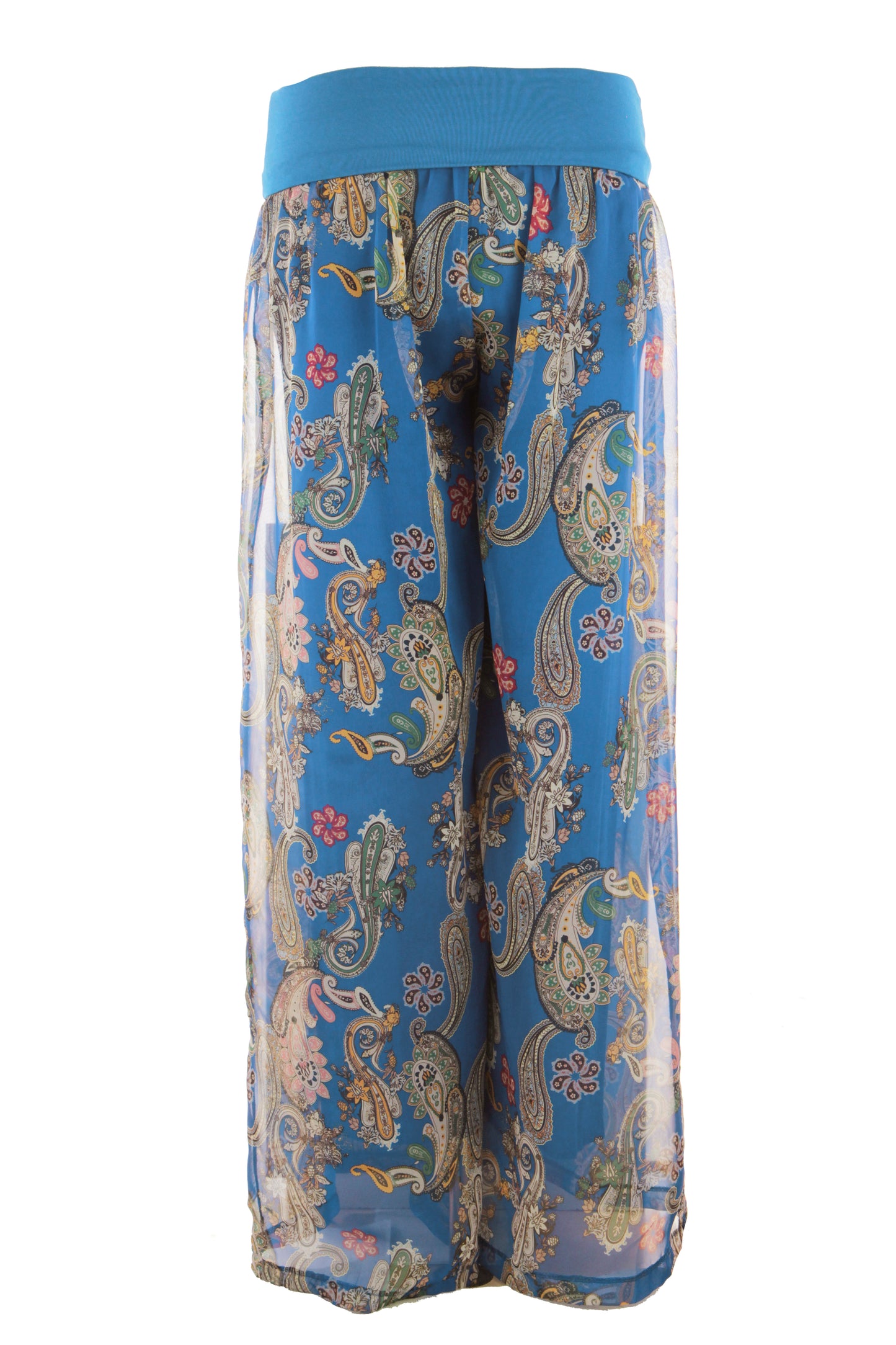 Paisley Print Chiffon Trouser