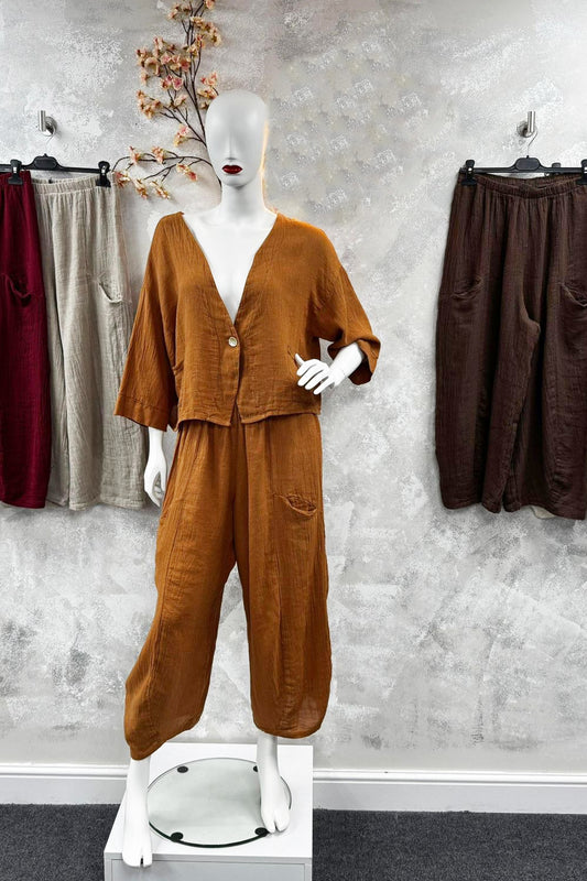 2 Slit Pocket Teabag Trouser