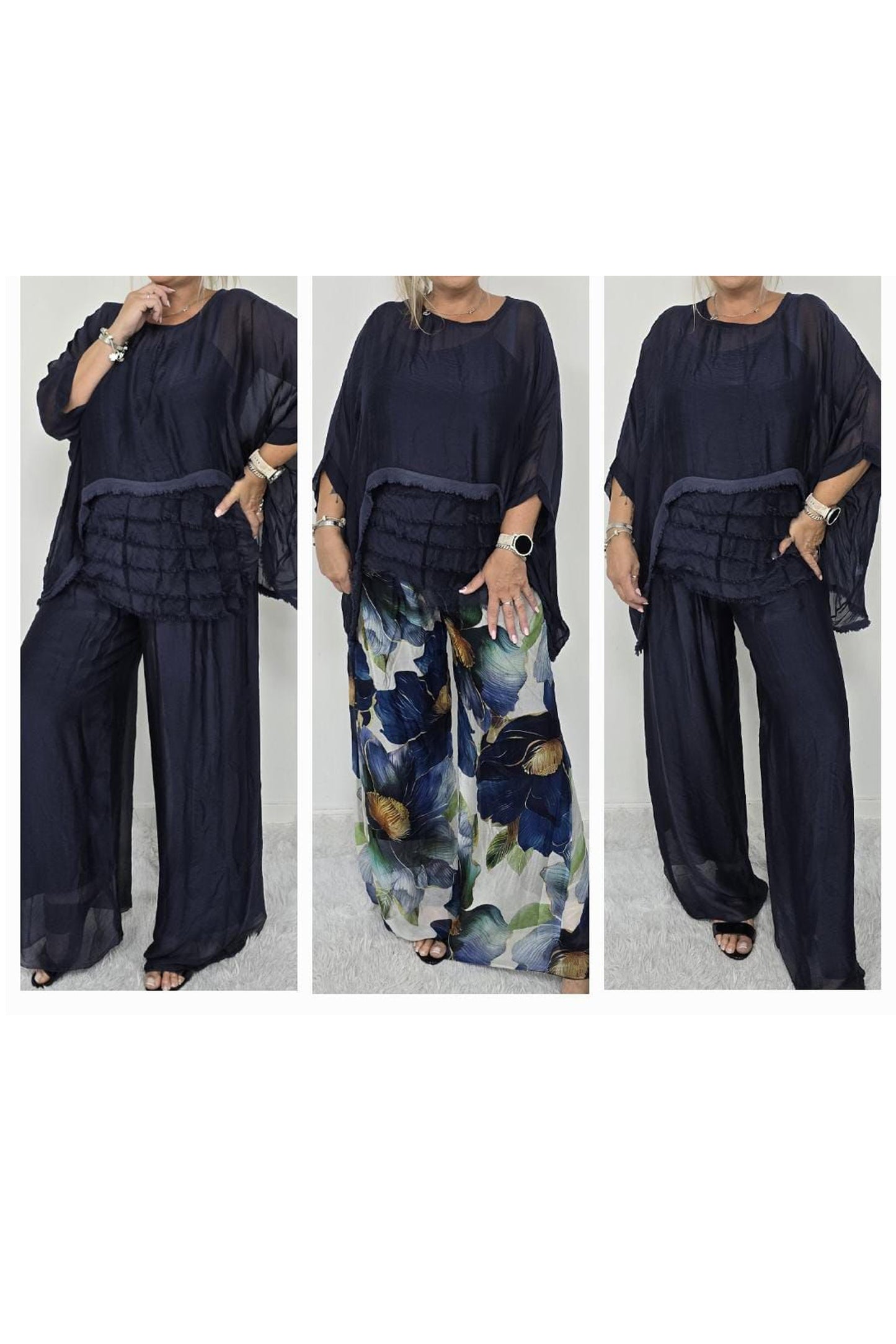 Rara Silk Top with Vest