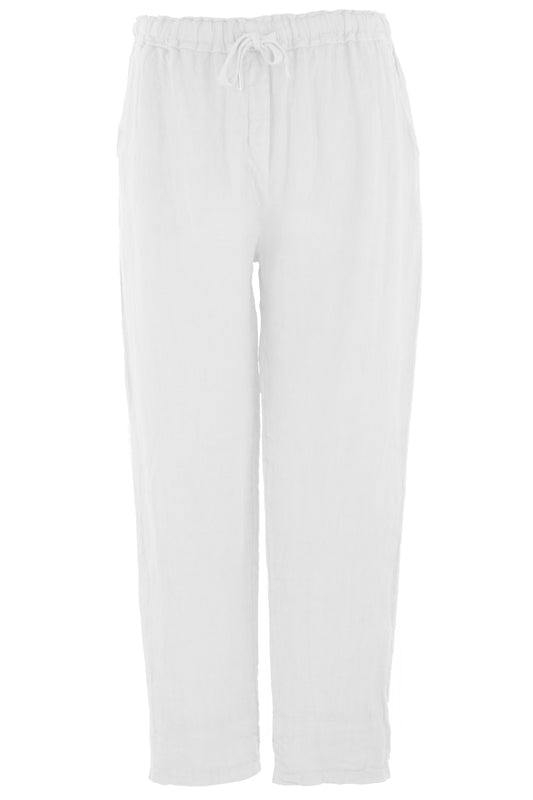 Tapered Linen Trouser
