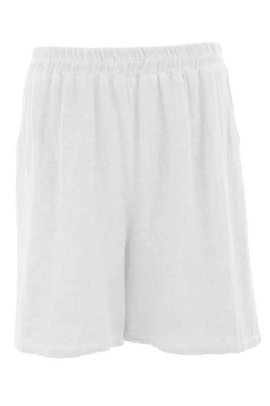 Hopsack Linen Shorts