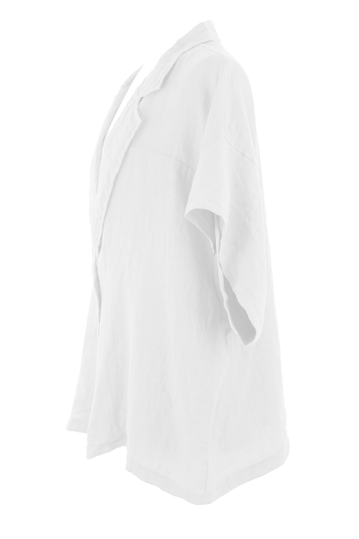 One Button Linen Jacket