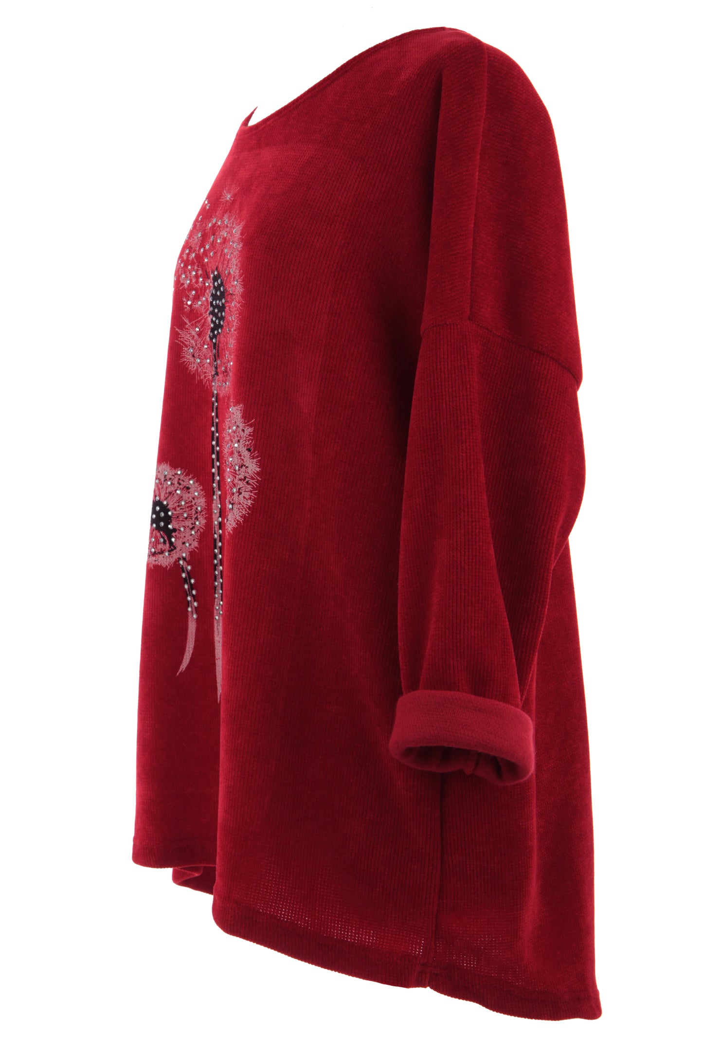 Dandelion Print Chenille Top