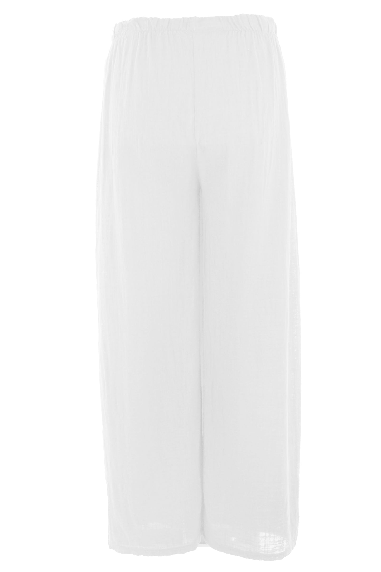 Wide Leg Lightweight Cotton Trouser