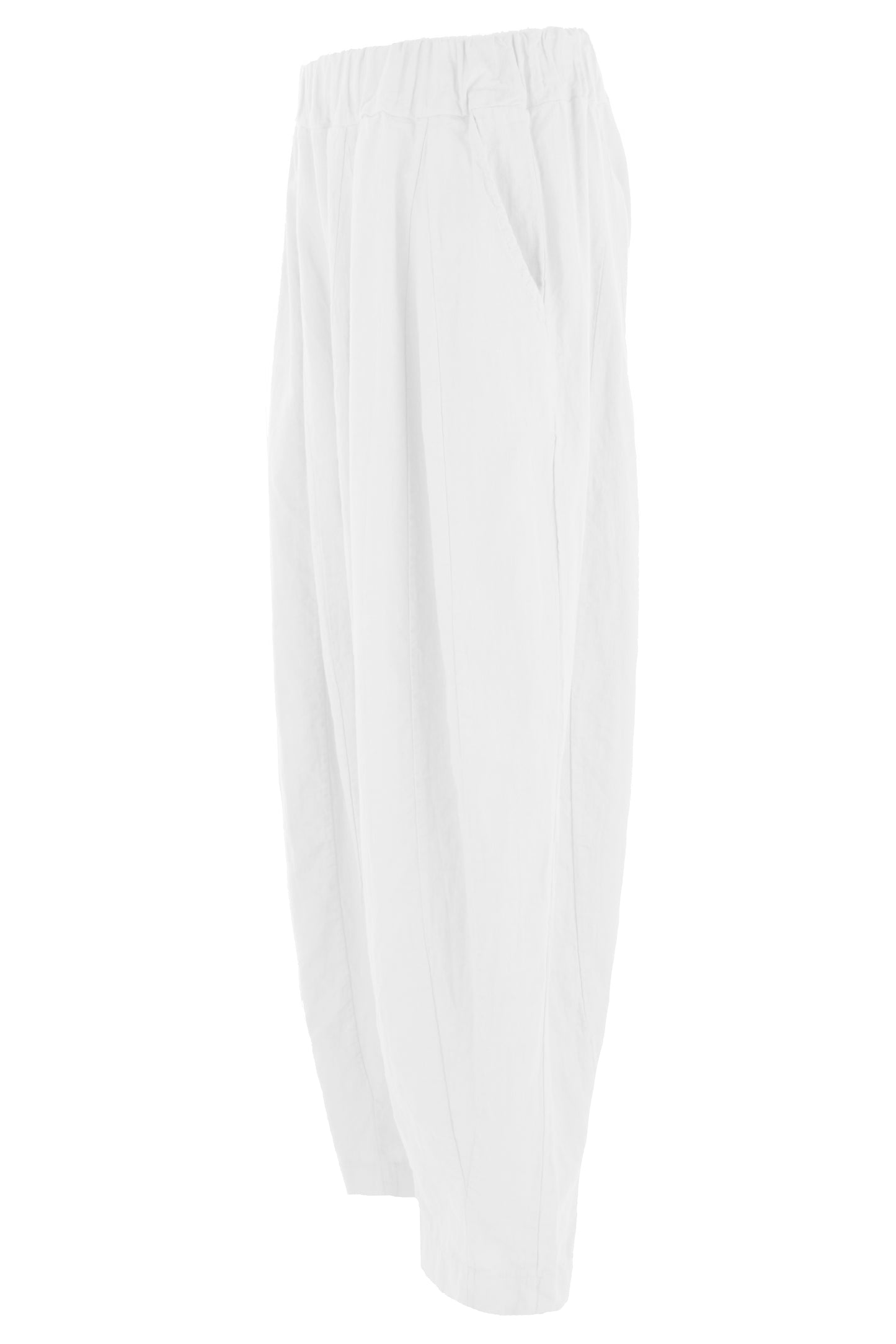 Panel Detail Linen Trouser