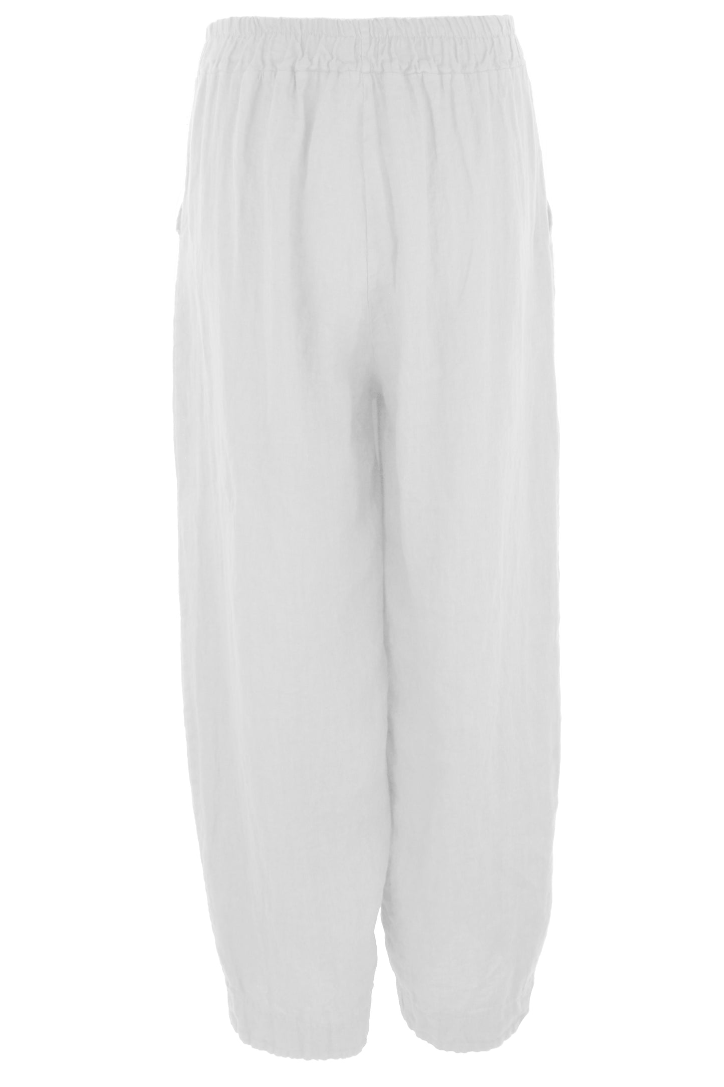 Hi Low Ankle Linen Trouser