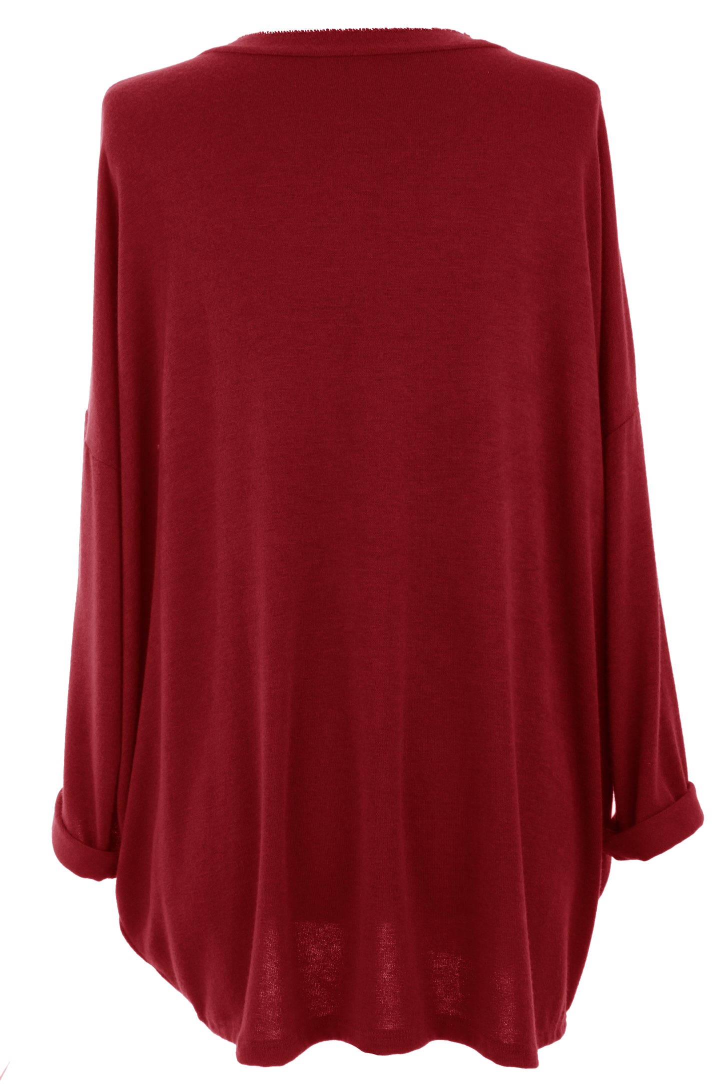 Lurex Trim Soft Knit Necklace Jumper