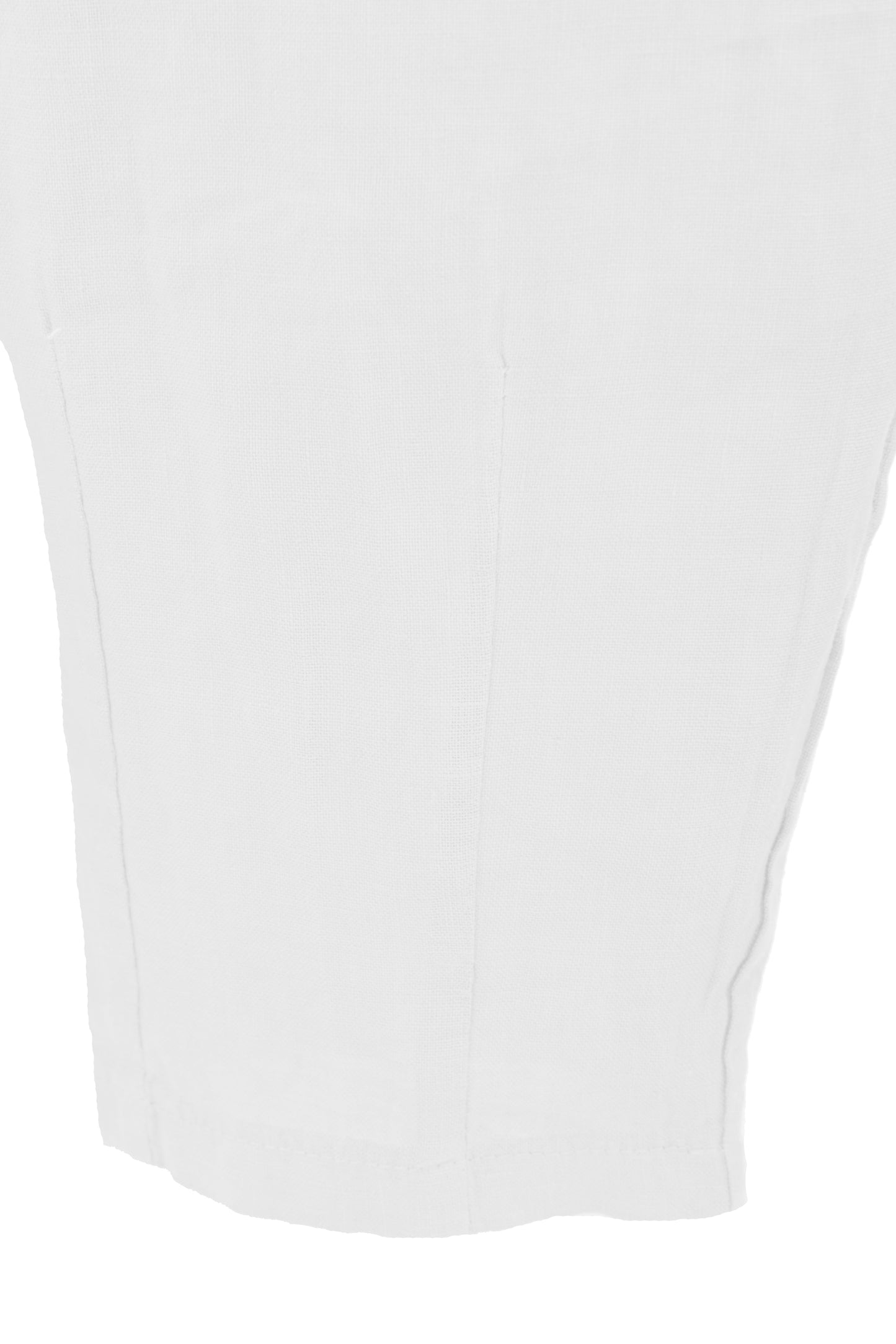 Pintuck Tapered Leg Linen Trouser
