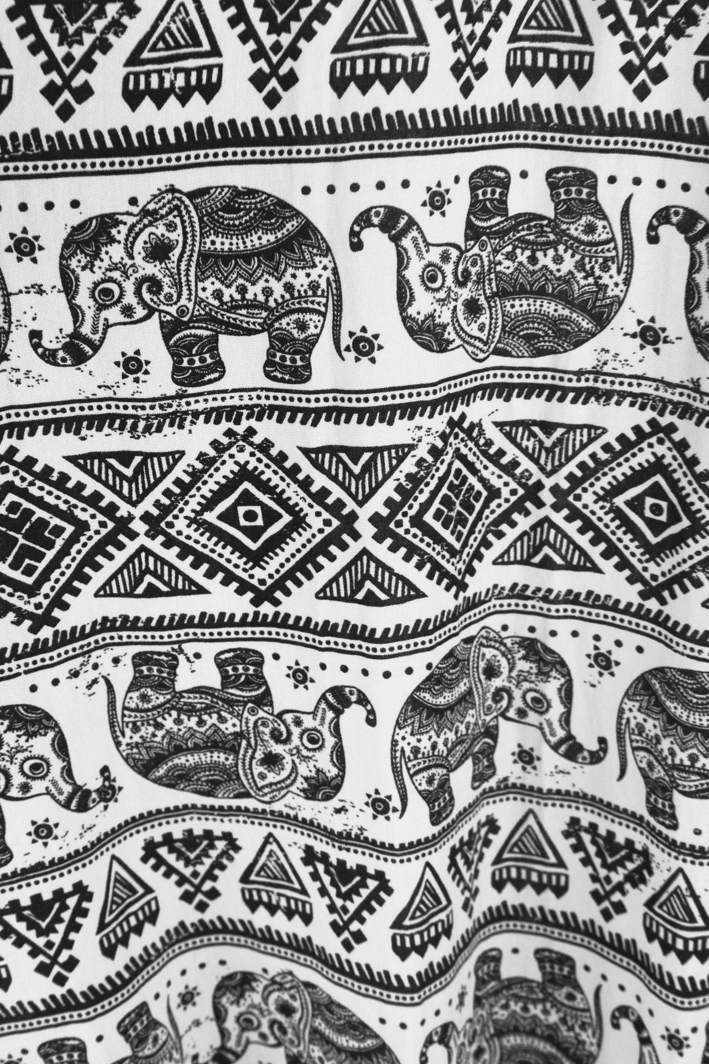 Elephant Print Harem Trouser