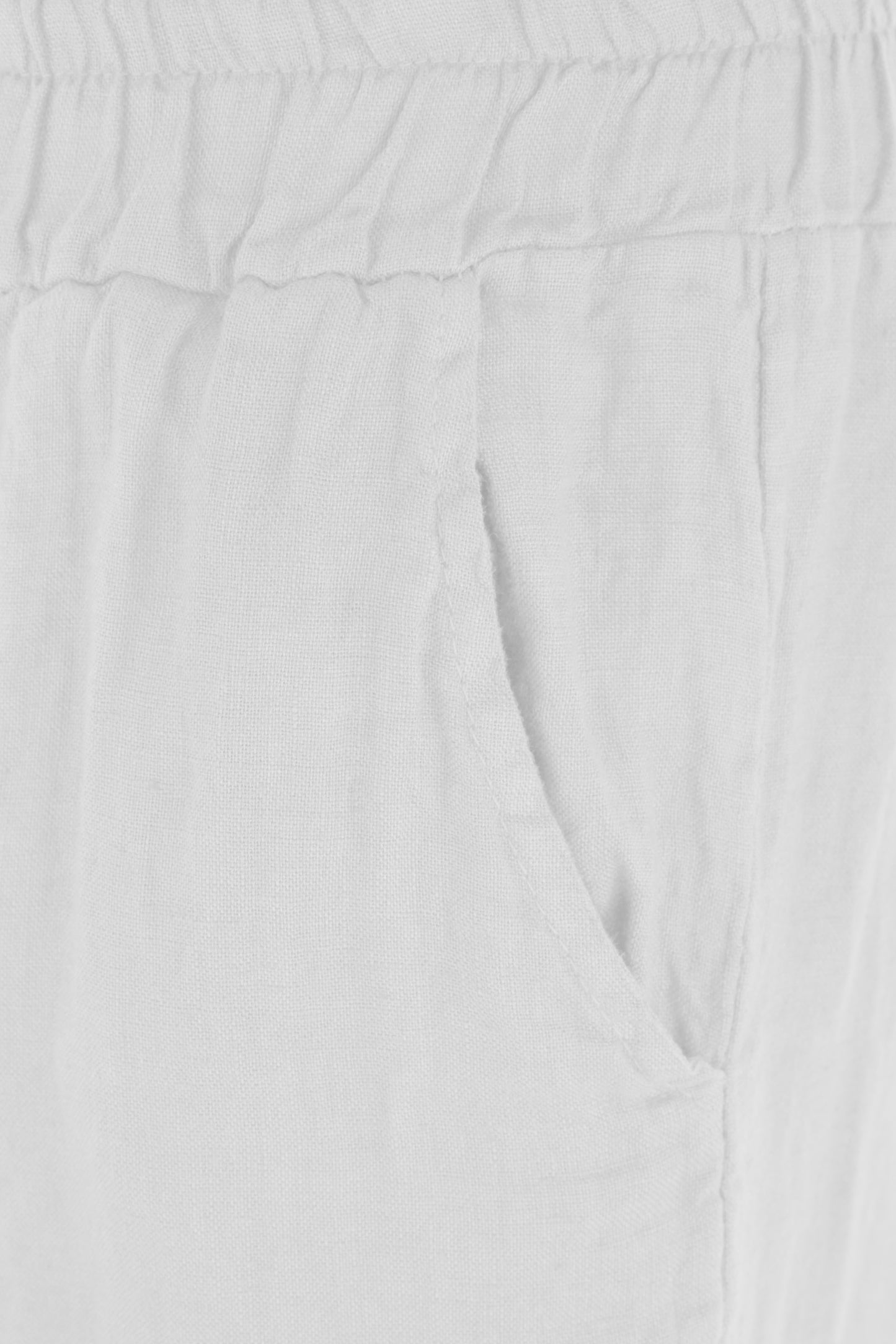 Hi Low Ankle Linen Trouser