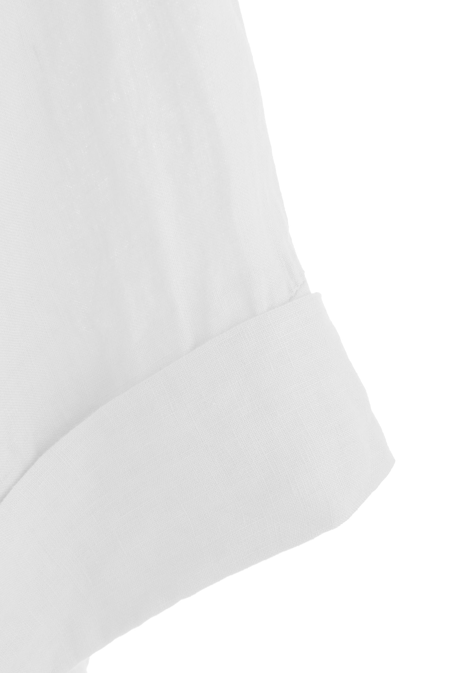 Collar V Neck Linen Shirt