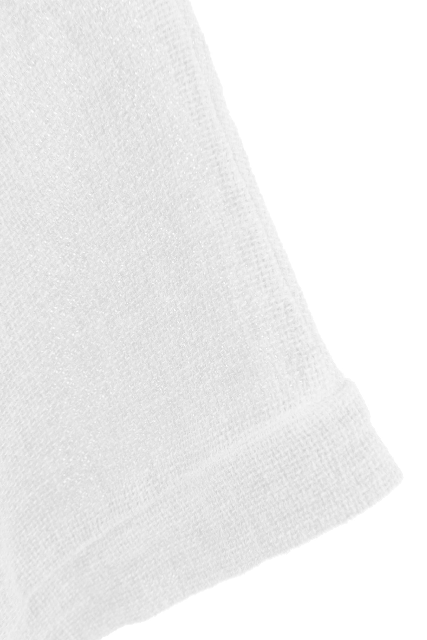 Twist Hem Hopsack Linen Top