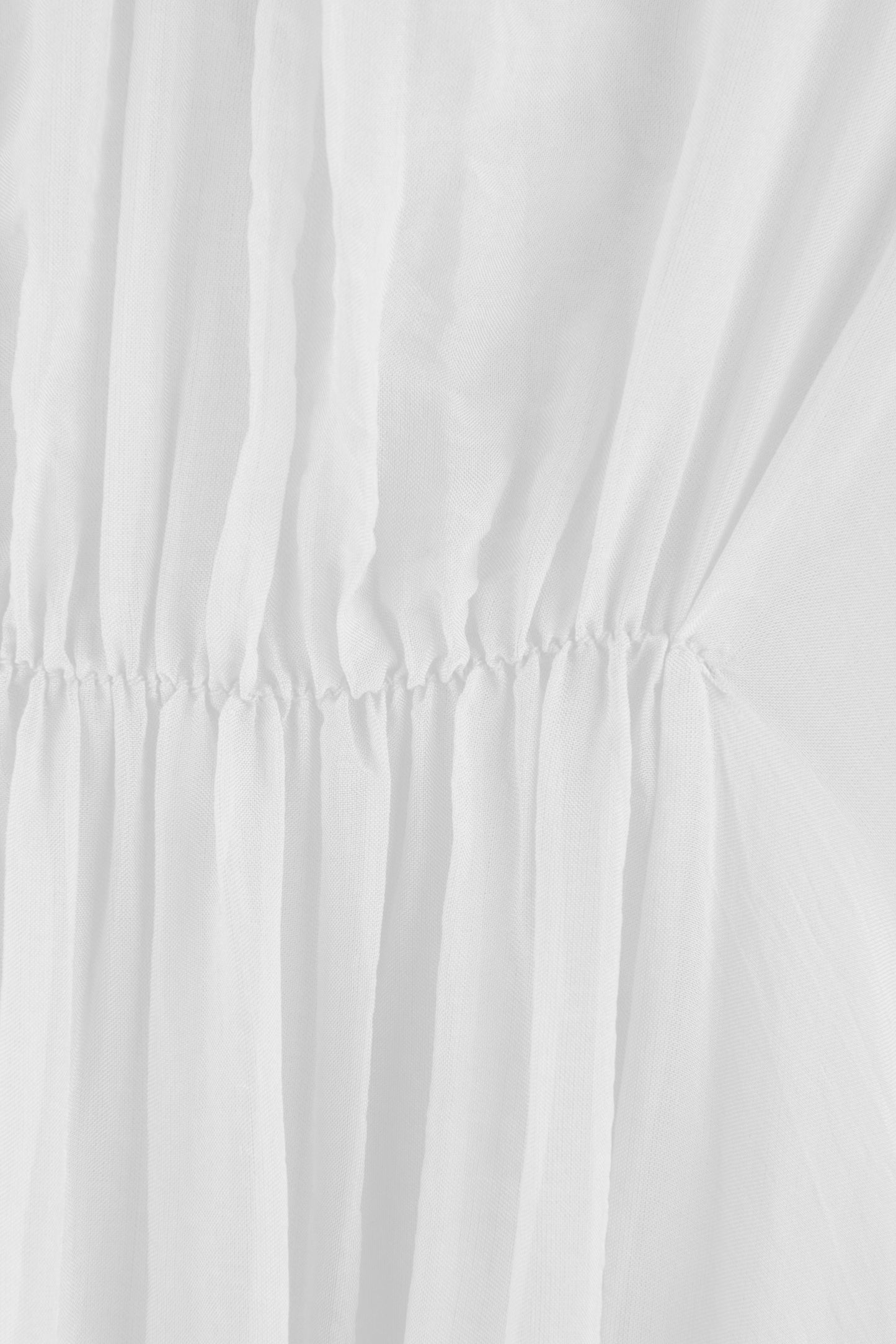 Ruched Front Silk Dress