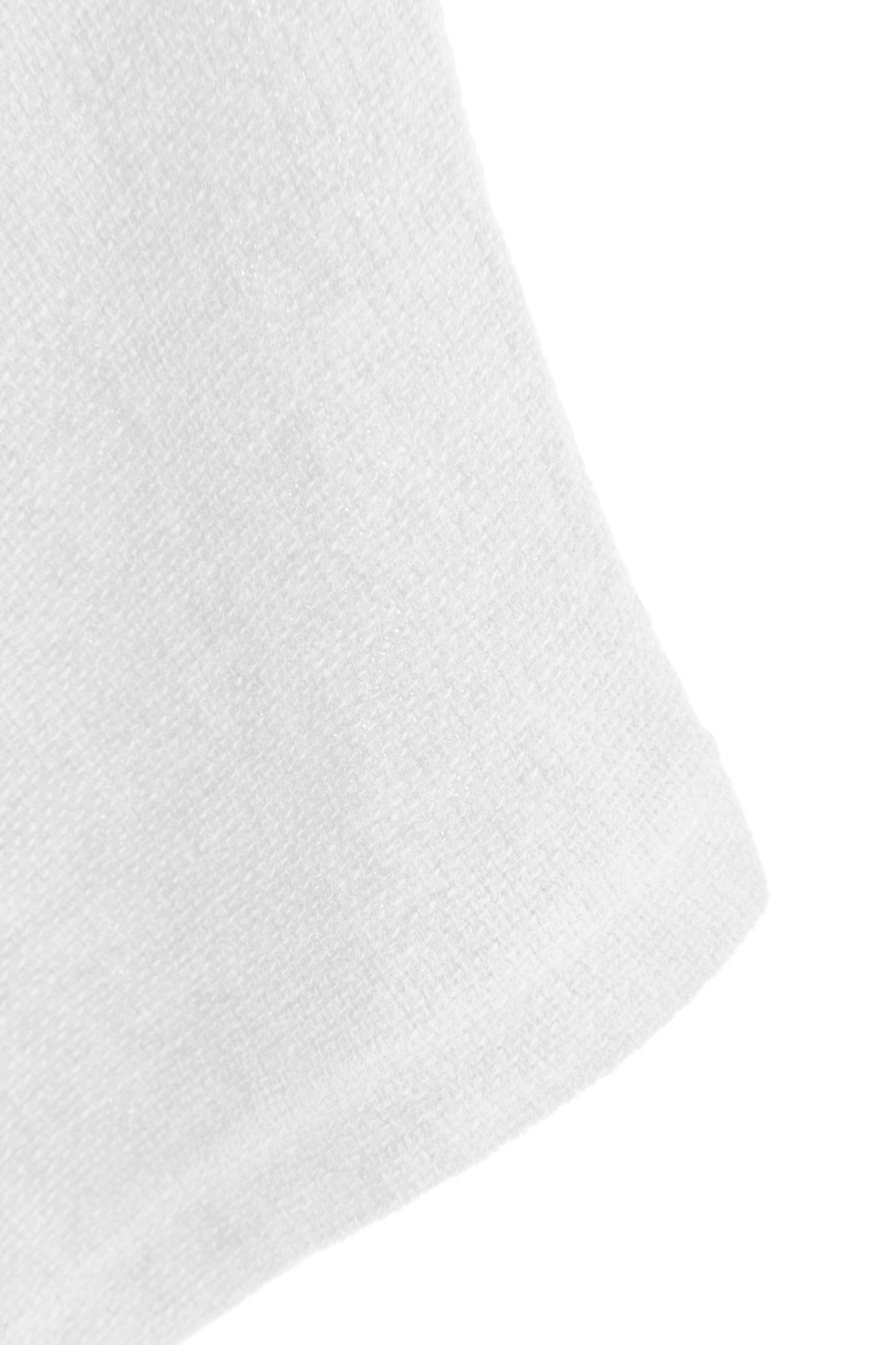 Button Detail Back Hopsack Top