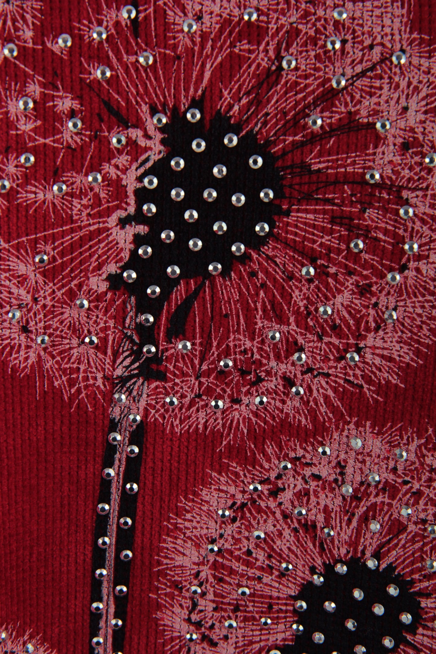 Dandelion Print Chenille Top
