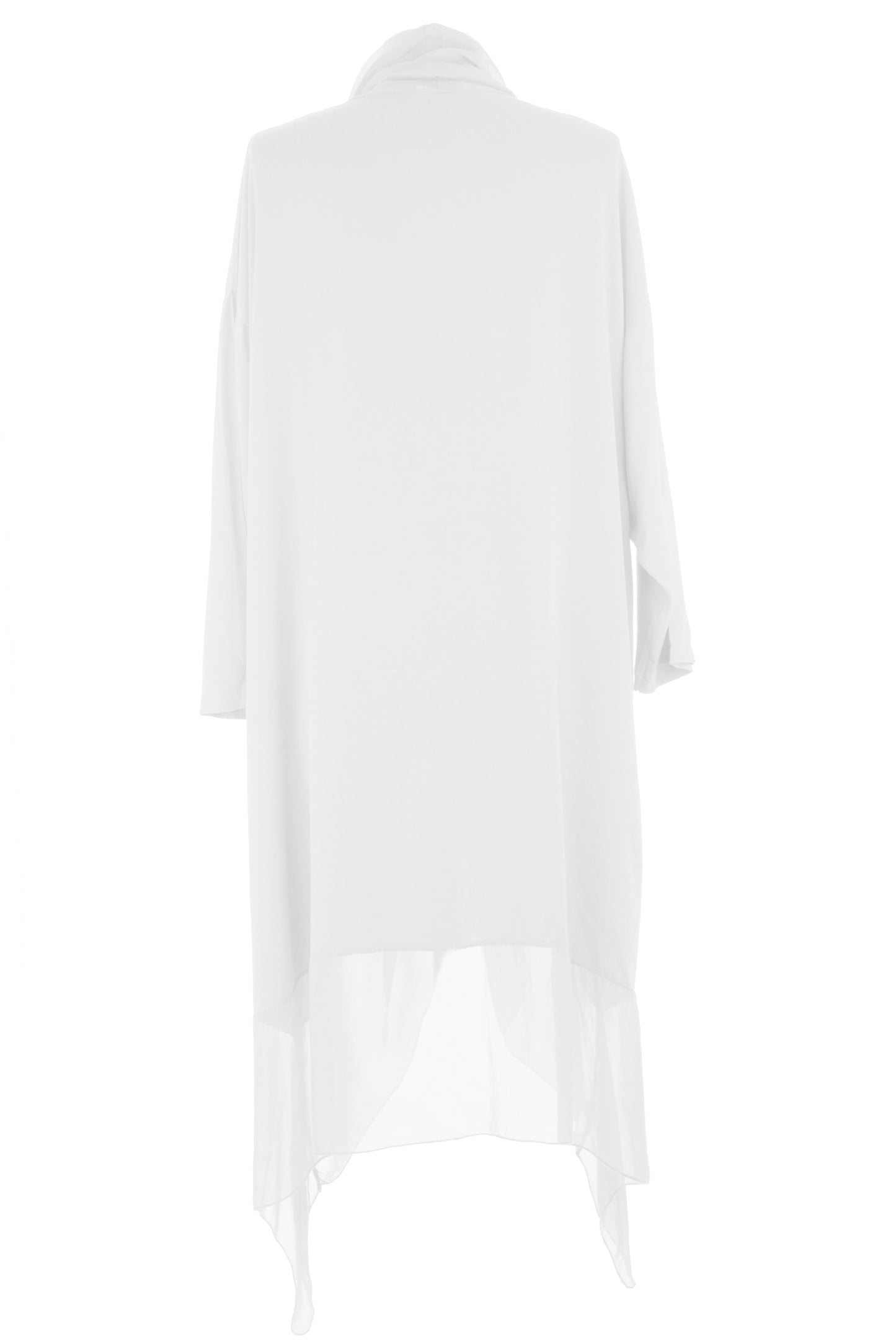 Crossover Silk Panel Tunic