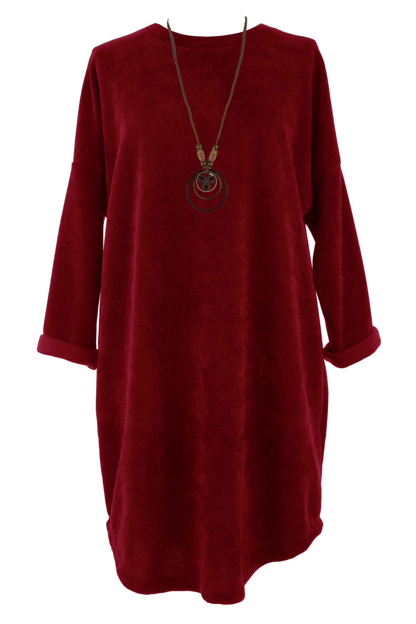 Chenille Necklace Dress