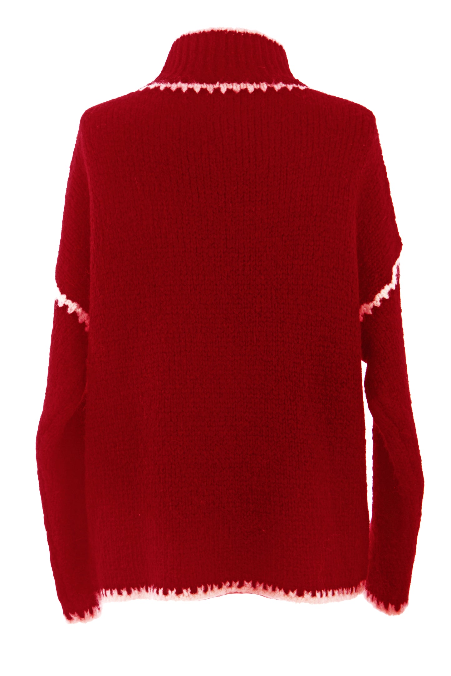 Stitch Detail Wool Jumper