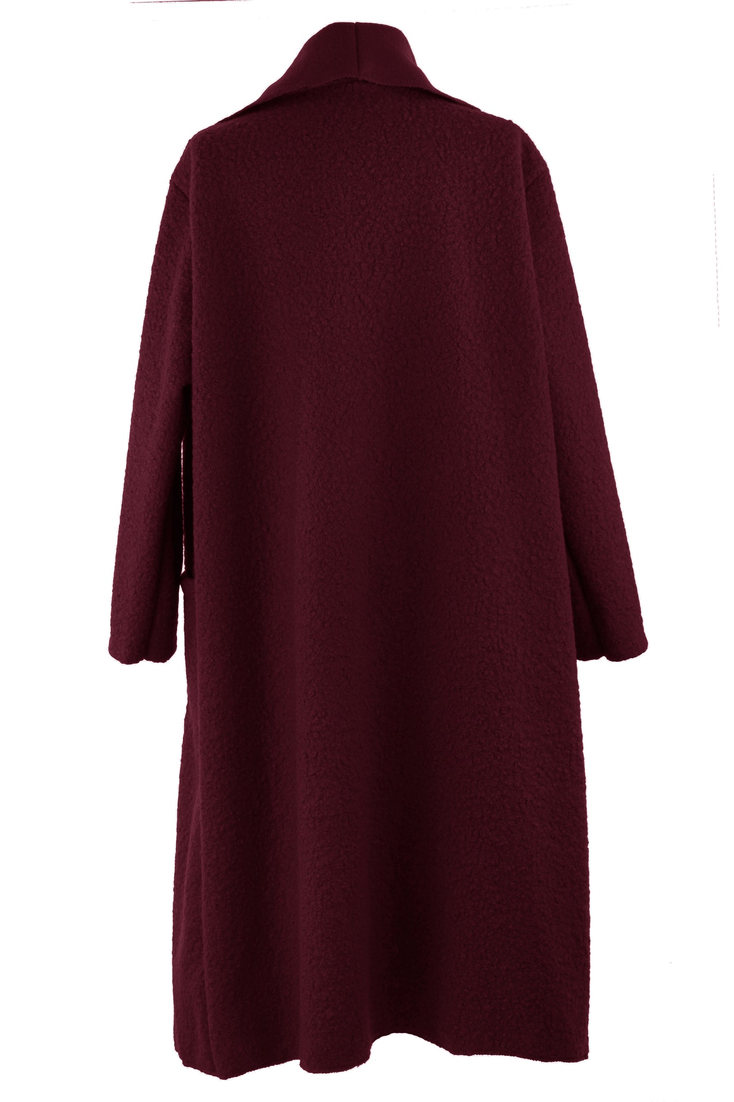 Plain Boucle Coat