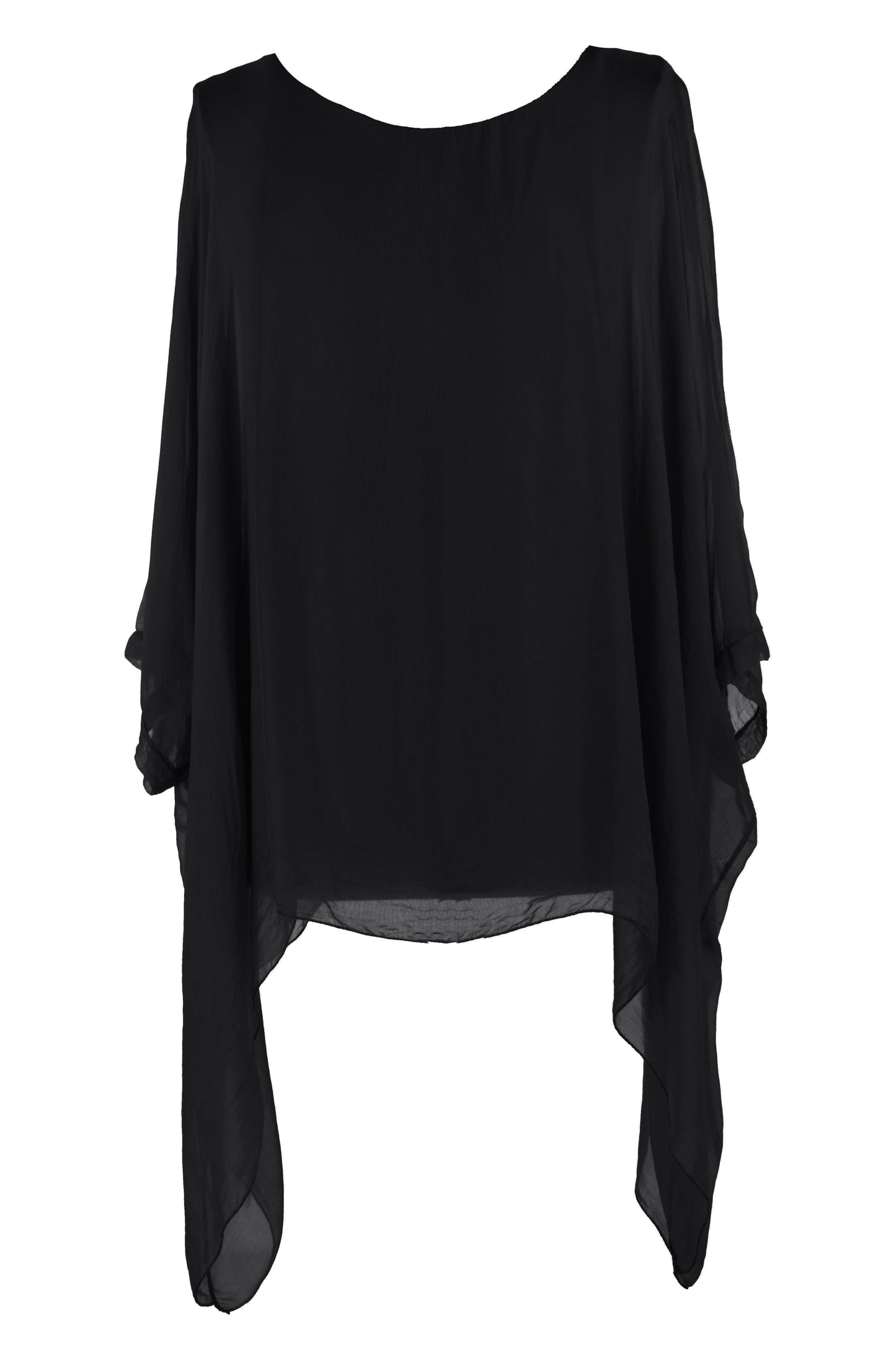 Batwing Silk Top