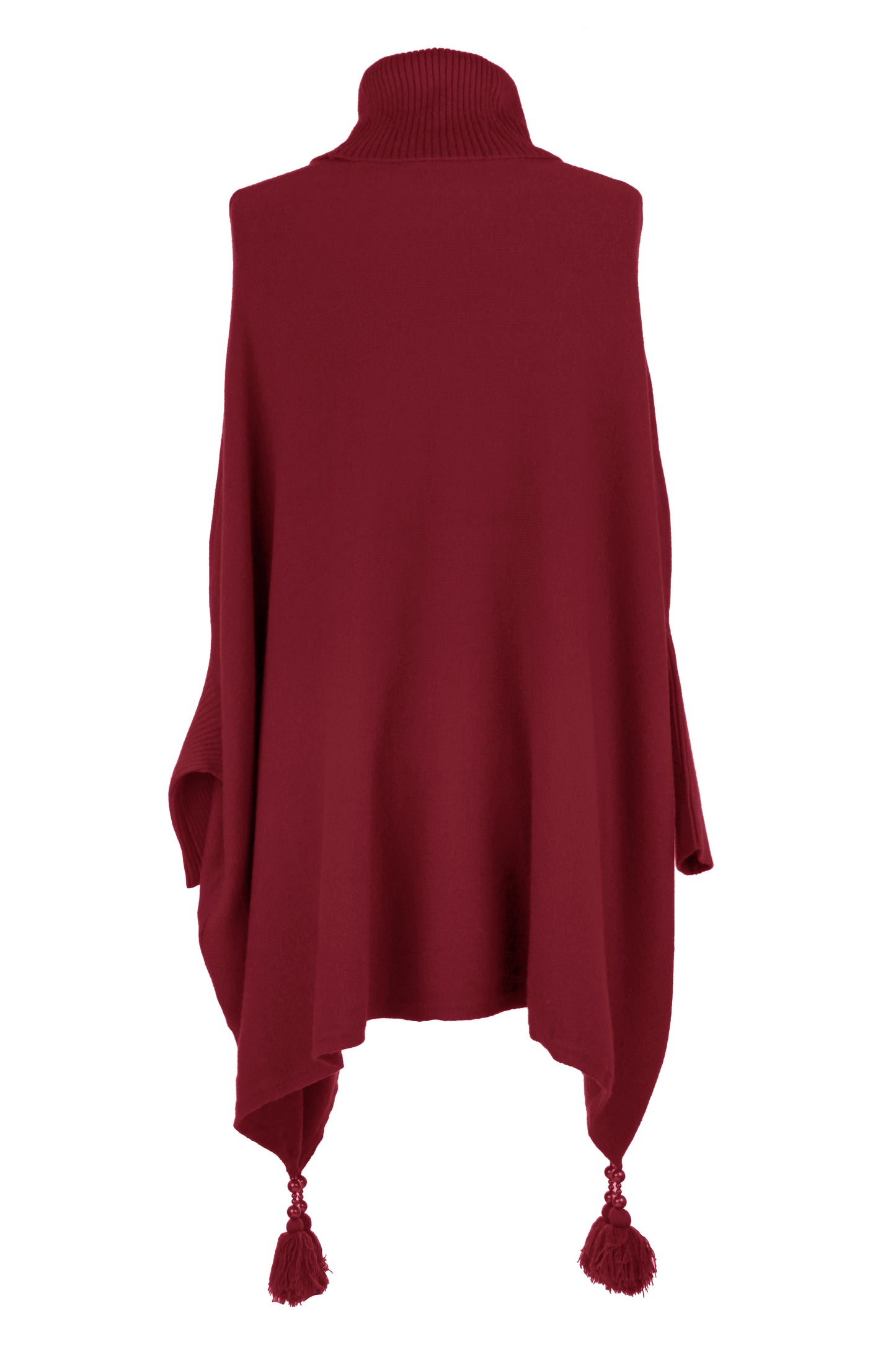 Polo Neck Tassel Jumper