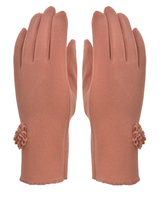 Flower Applique Gloves