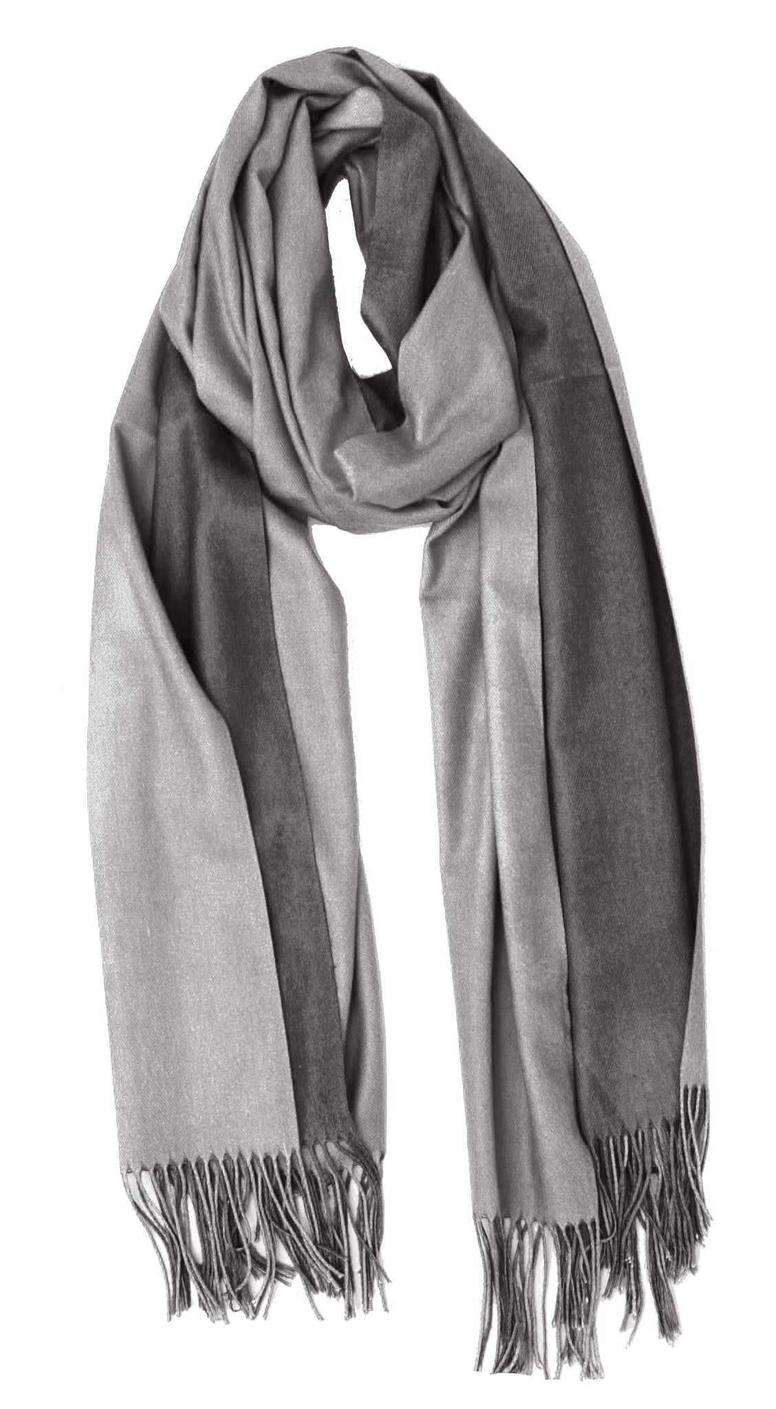 Two Tone Reversible Cashmere Scarf