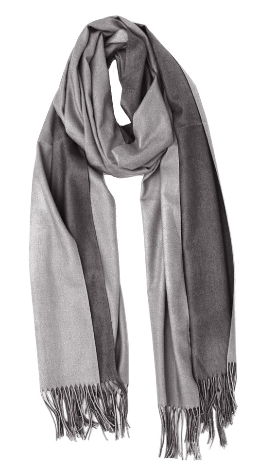 Two Tone Reversible Cashmere Scarf