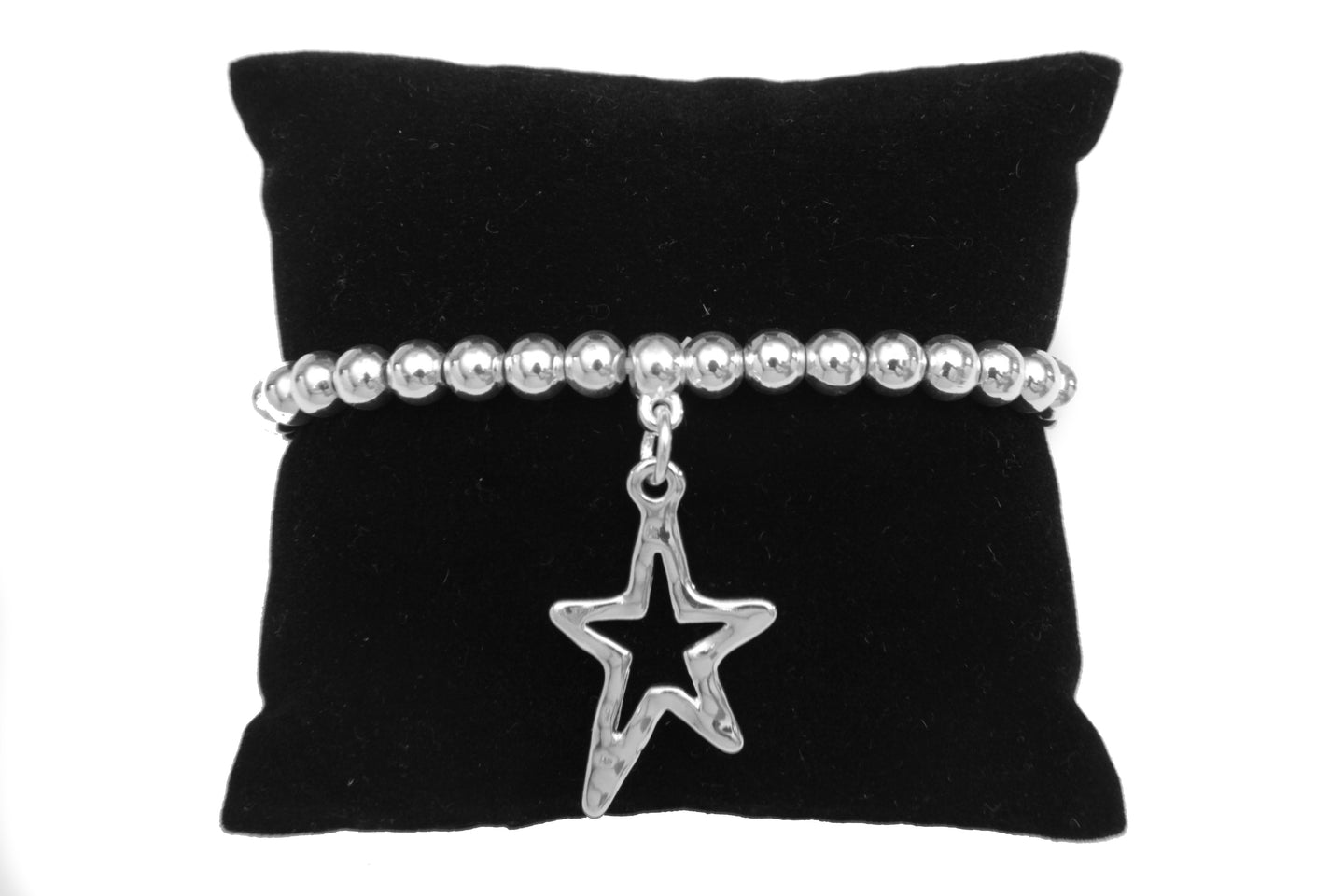 Star Charm Bead Bracelet